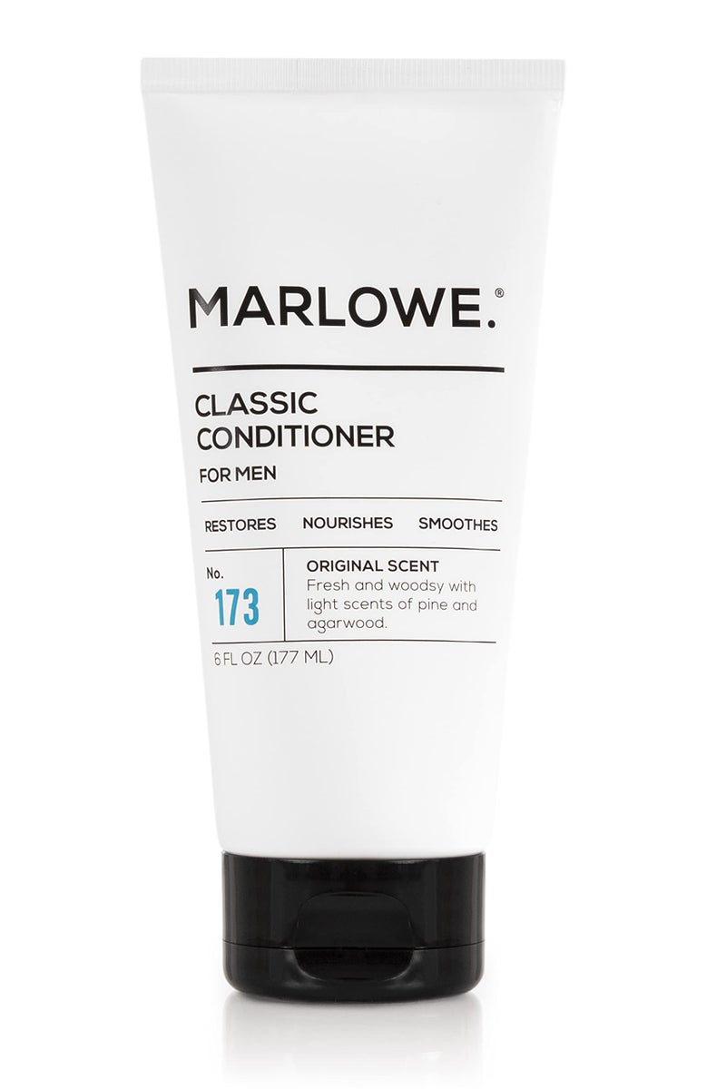 MARLOWE No173 Classic Mens Conditioner Restores Nourishes and Smooths Hair with Moisturizing Argan  Coconut Oil Original Fresh  Woodsy Scent All Hair Types Paraben  Phthalate Free 6 Fl Oz